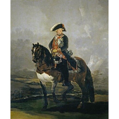 Картина Франсиско Гойя, Carlos IV on Horseback