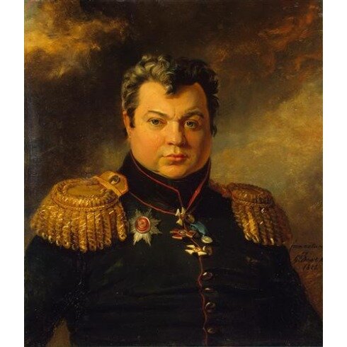 Картина Джордж Доу, Portrait of Gavriil P. Veselitsky - Портрет Г.П. Веселицкий