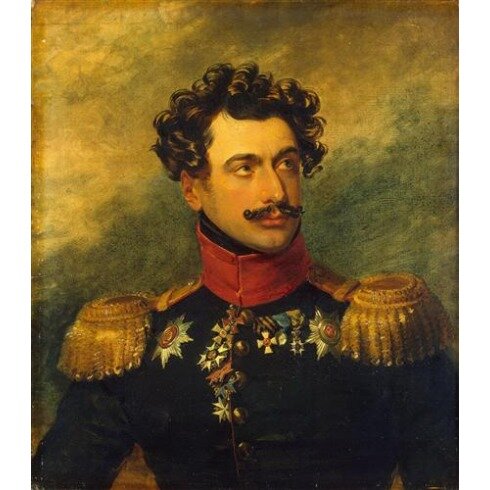 Картина Джордж Доу, Portrait of Lev A. Naryshkin - Портрет Л.А. Нарышкина