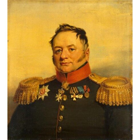 Картина Джордж Доу, Portrait of Pavel A. Tuchkov - Портрет П.А. Тучков