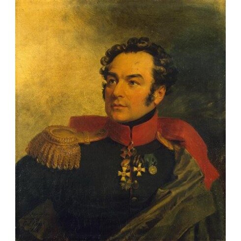Картина Джордж Доу, Portrait of Pyotr I. Balabin - Портрет П.И. Балабин
