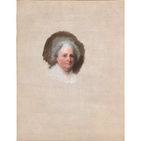 Картина Гилберт Стюарт, Martha Washington (The Athenaeum Portrait)