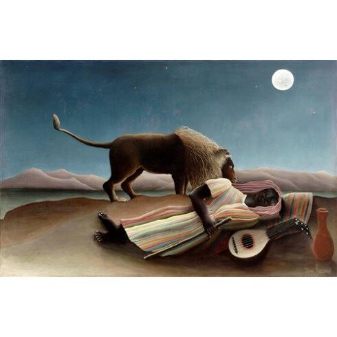 Картина Анри Руссо, The Sleeping Gypsy