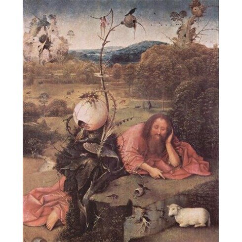 Картина Иероним Босх, Св. Иоанн Креститель в пустыне