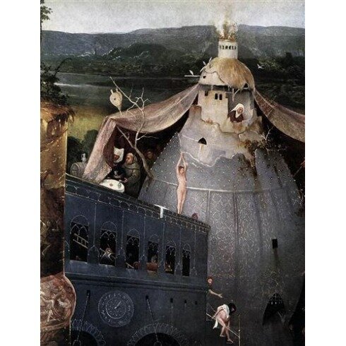 Картина Иероним Босх, Triptych of Temptation of St. Anthony (detail)