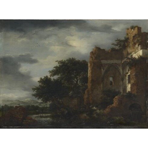 Картина Якоб Исаакс ван Рёйсдал, Ruins in a Dune Landscape
