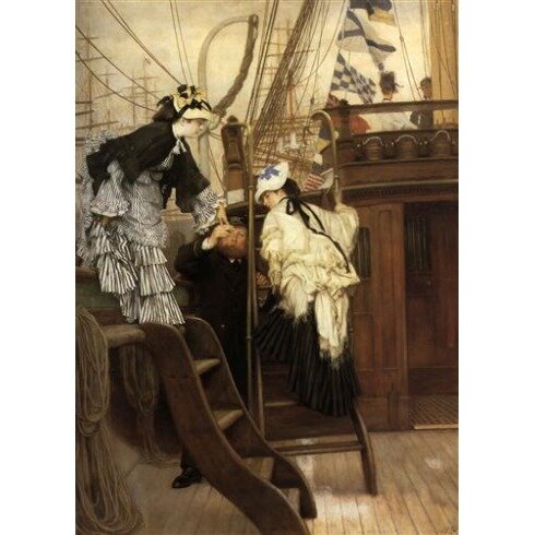 Картина Жак Жозеф Тиссо, Boarding the Yacht