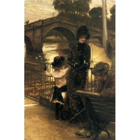 Картина Жак Жозеф Тиссо, By the Thames at Richmond