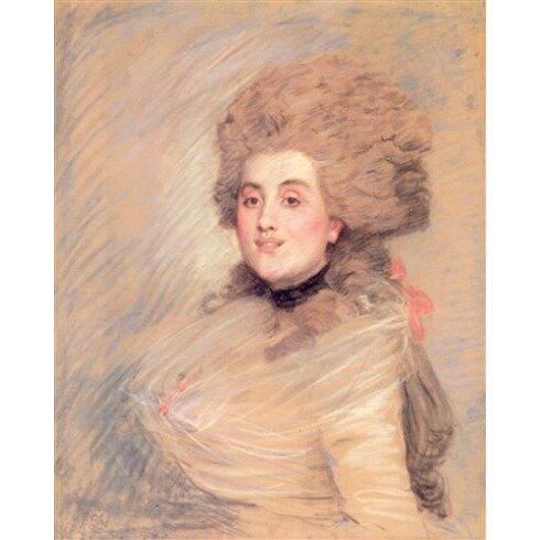 Картина Жак Жозеф Тиссо, Portrait of an Actress in Eighteenth Century Dress