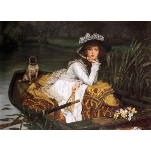 Картина Жак Жозеф Тиссо, Young Lady in a Boat