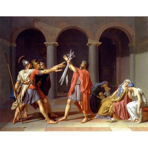 Картина Жак Луи Давид, Oath of the Horatii - Клятва Горациев