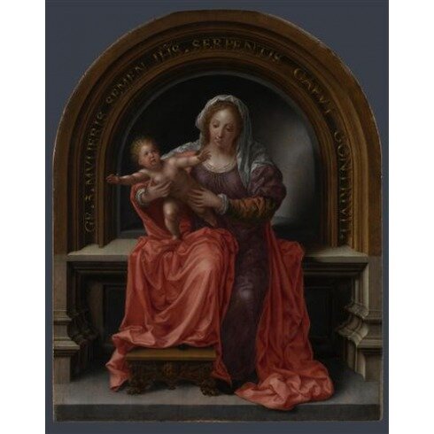 Картина Ян Госсарт, The Virgin and Child