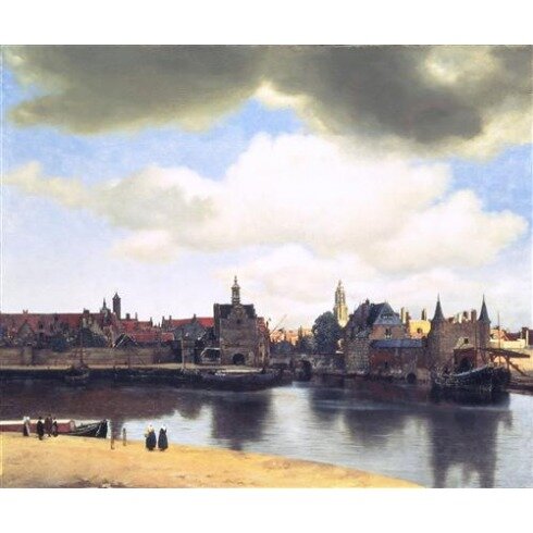 Картина Ян Вермеер, Ansicht von Delft