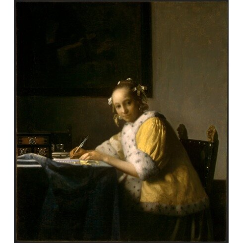 Картина Ян Вермеер, Портрет молодой женщины