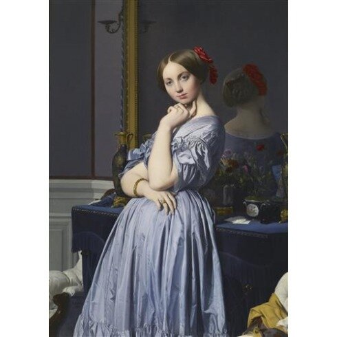 Картина Жан Огюст Доминик Энгр, comtesse d'haussonville