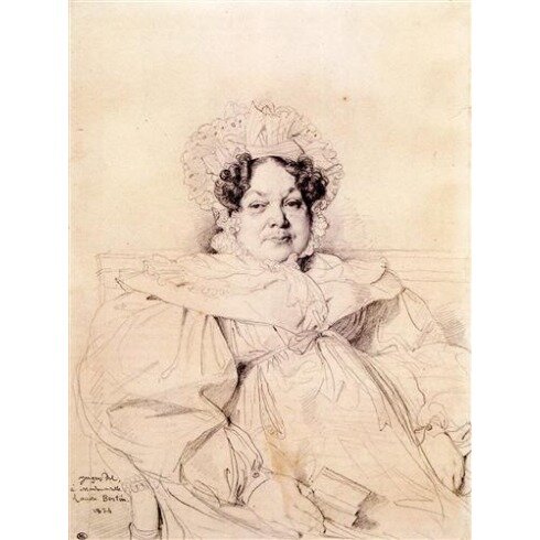 Картина Жан Огюст Доминик Энгр, Madame Louis Francois Bertin, née Genevieve Aimee Victoire Boutard