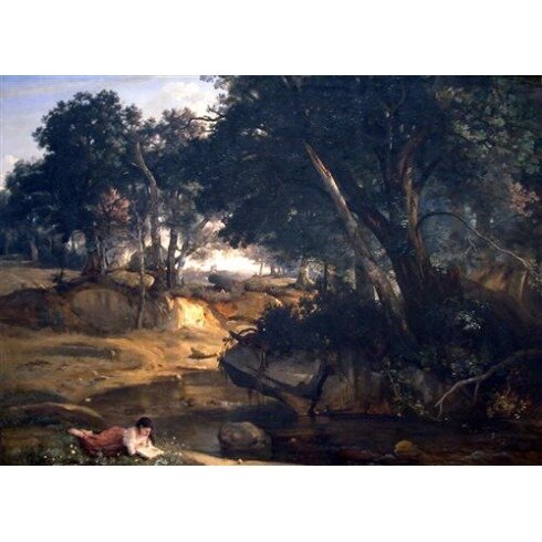 Картина Жан Батист Камиль Коро, Forest of Fontainebleau