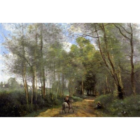 Картина Жан Батист Камиль Коро, Ville dAvray (1873)