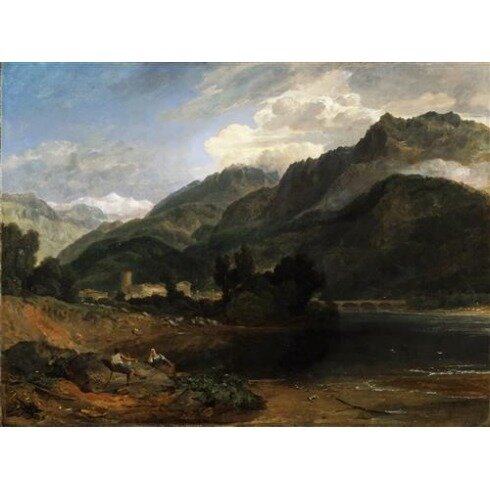 Картина Джозеф Мэллорд Уильям Тёрнер, Bonneville, Savoy, with Mont Blanc
