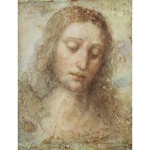 Картина Леонардо да Винчи, Head of Christ