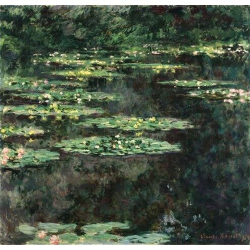 Картина Моне, Water Lilies - Водяные лилии