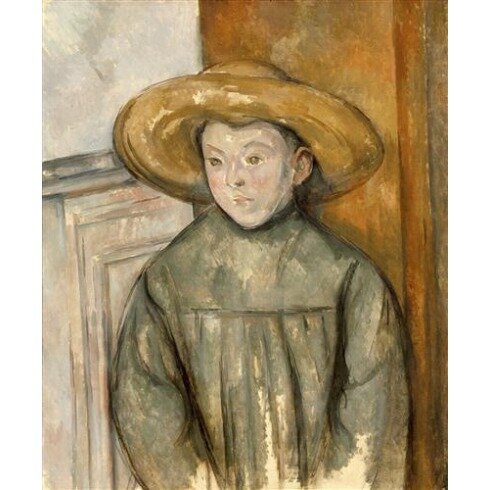 Картина Поль Сезанн, Boy With a Straw Hat