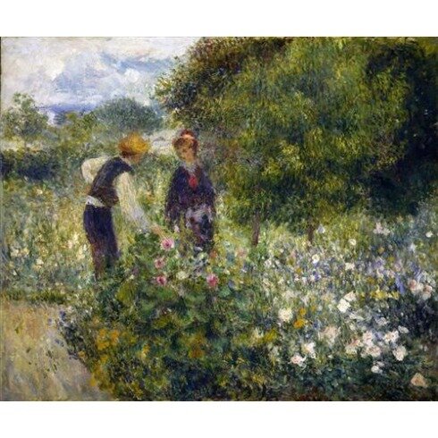 Картина Пьер Огюст Ренуар, Picking Flowers