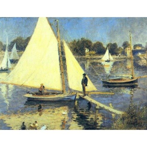 Картина Пьер Огюст Ренуар, Sailboats at Argenteuil