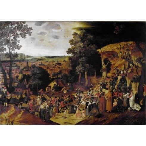 Картина Питер Брейгель Младший, Путь на Голгофу