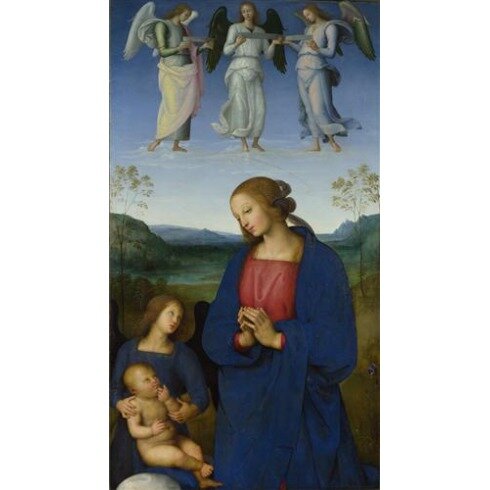 Картина Пьетро Перуджино, The Virgin and Child with an Angel