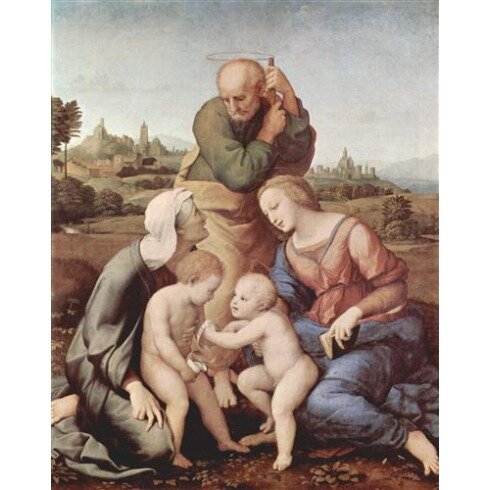 Картина Рафаэля, Святое семейство.Рафаэль