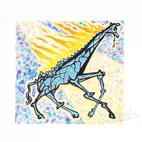 Картина Сальвадор Дали, Горящий жираф