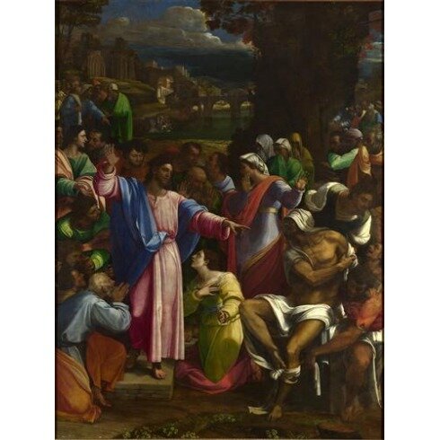 Картина Себастьяно дель Пьомбо, The Raising of Lazarus