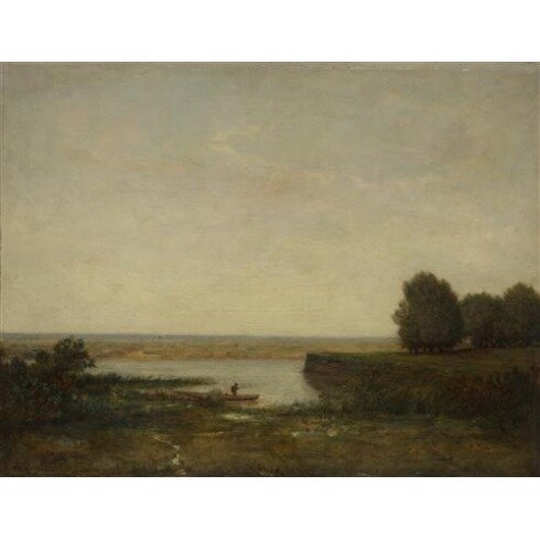 Картина Теодор Руссо, River Scene