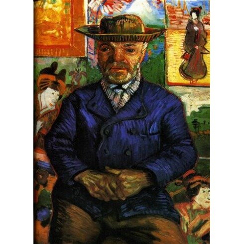 Картина Ван Гога, Portrait of Pere Tanguy 3