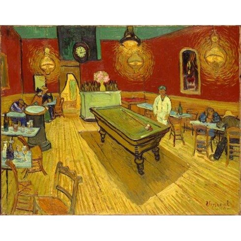 Картина Ван Гога, Ночное кафе