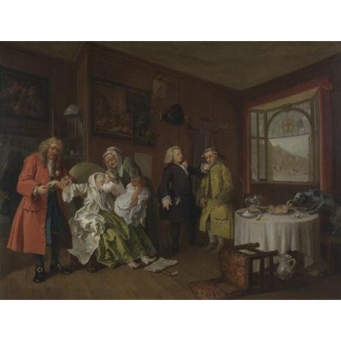 Картина Уильям Хогарт, Marriage A-la-Mode - 6, The Lady's Death