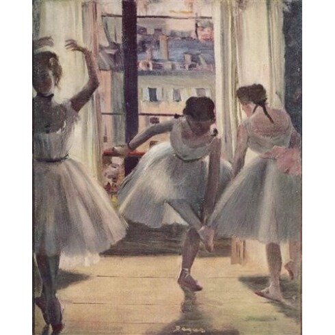 Картина Эдгар Дега, Drei Tänzerinnen in einem Übungssaal