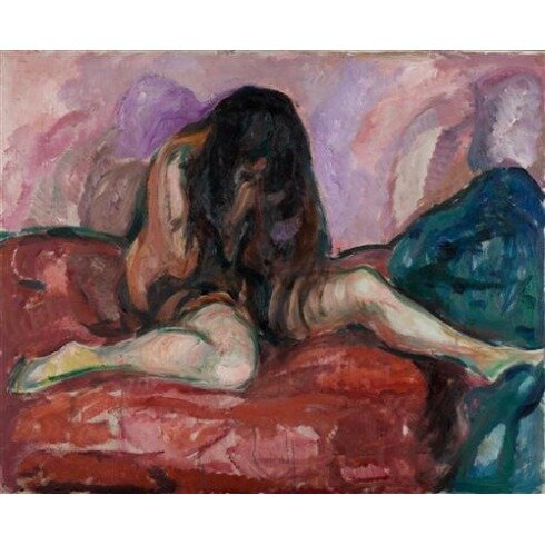 Картина Эдвард Мунк, Weeping Nude